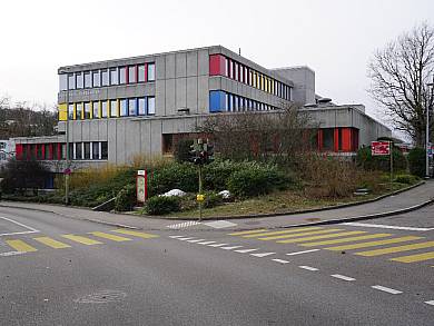 Schulhaus Burggarten Ansicht Ecke Schlossgasse-Burggartenstrasse