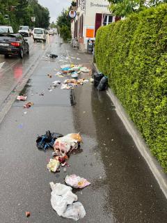 Bereitstellung von Kehrichtsäcken