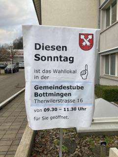 Stimmabgabe für die Wahlen vom 12. Februar 2023