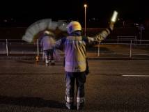 Nr. 2 - Brand Abfalleimer - situative kurzfristige Verkehrsregelung durch AdF