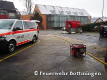 Nr. 1 - Wasserschaden Bruderholzstrasse - Ereignisdienste vor Ort