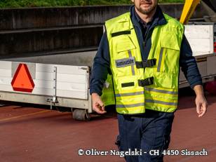 Hauptübung 2024 - Impressionen - Oblt Stefan Bergmann ein letztes Mal Einsatzleiter