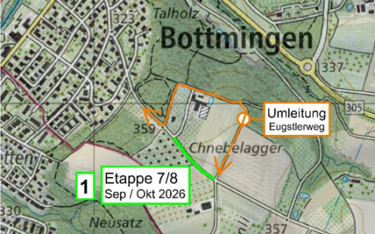 Umleitung Talholzstrasse