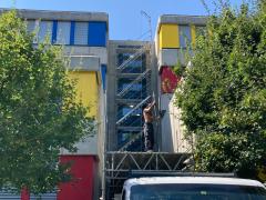 Schulhaus Burggarten: Start der Dachsanierung