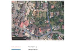 Sperrung Fussweg Ruchholzstrasse - Bruderholzstrasse