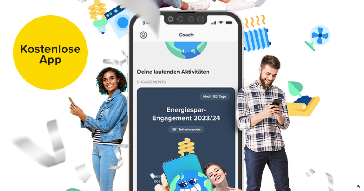 Enerjoy-App: Gemeinsam «Energiespassen»